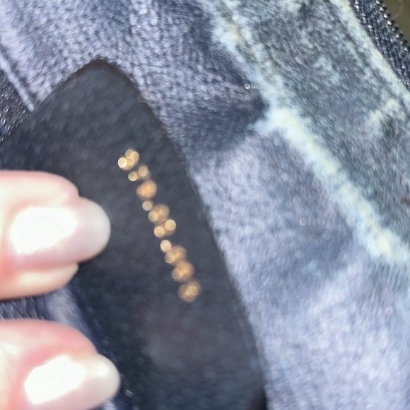 VINTAGE GUCCI CROSSBODY BAG Navy Blue monogram bag - Picture 4 of 7